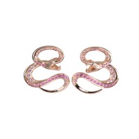 Pink Sapphire Earrings