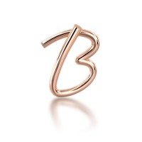 Alphabets of Love - "B" in 18K Rose Gold LP_Alphabet_B_G