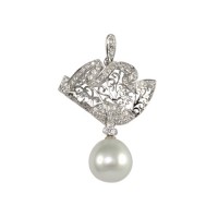 Pearl and Diamond Brooch & Pendant