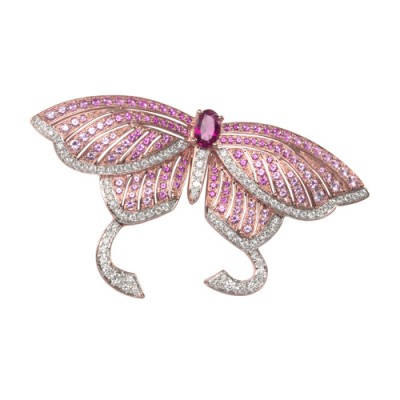 Gemstone and Diamond Brooch & Pendant