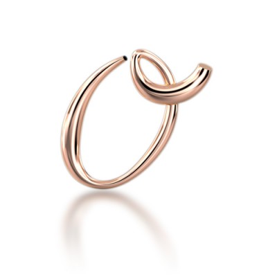 Alphabets of Love - "O" in 18K Rose Gold LP_Alphabet_O_G