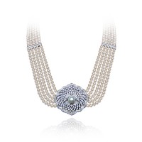 Diamond & Pearl Necklace